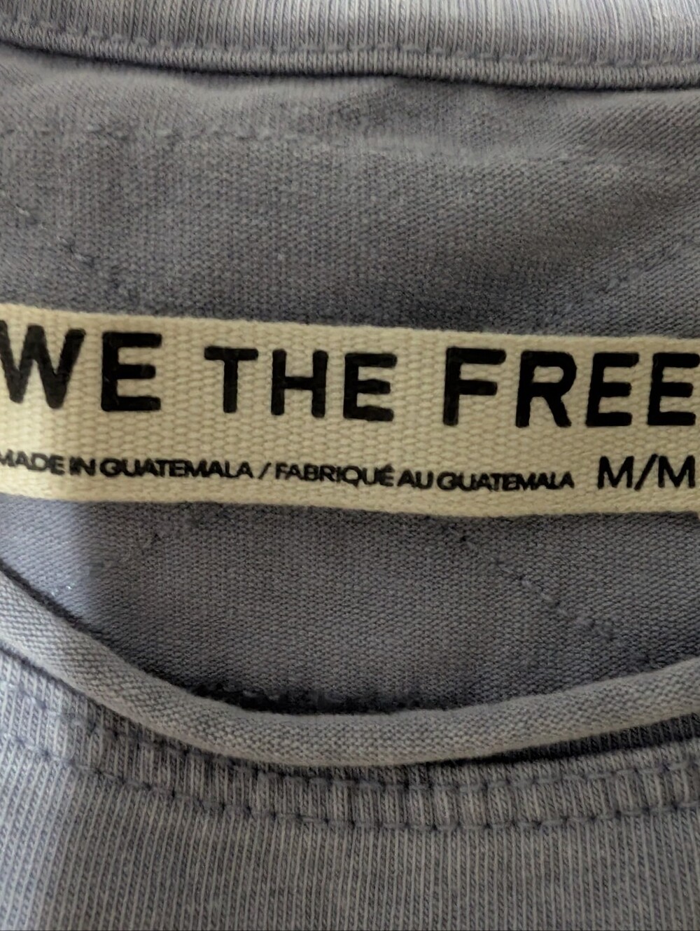 NWT We the Free Protagonist Capped Sleeve Tee in light purple/Amysetht size Med - Picture 7 of 7